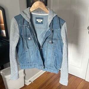 Denim and Gray Jean Jacket